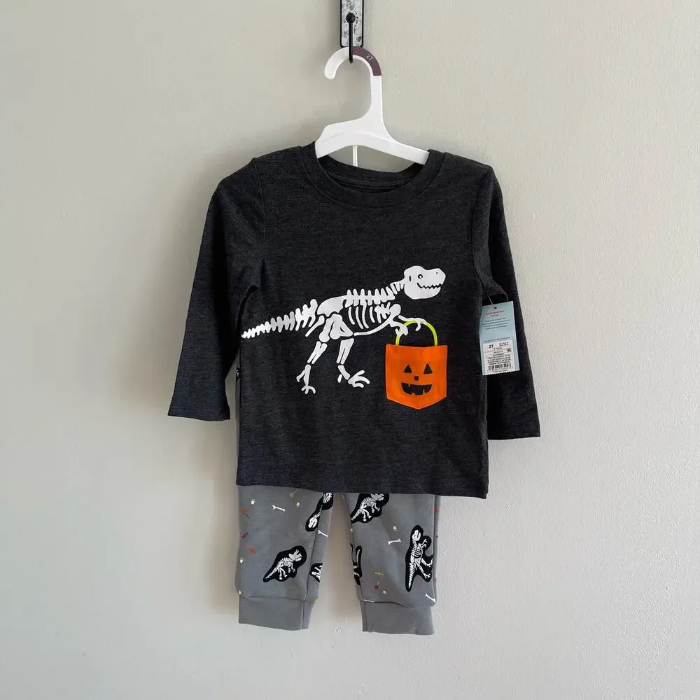 NWT 2T CAT & JACK T-REX OUTFIT